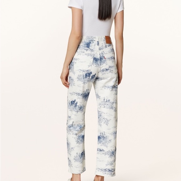 Levi's Western RIBCAGE STRAIGHT ANKLE WOMEN'S JEANS - Picture 3 of 7